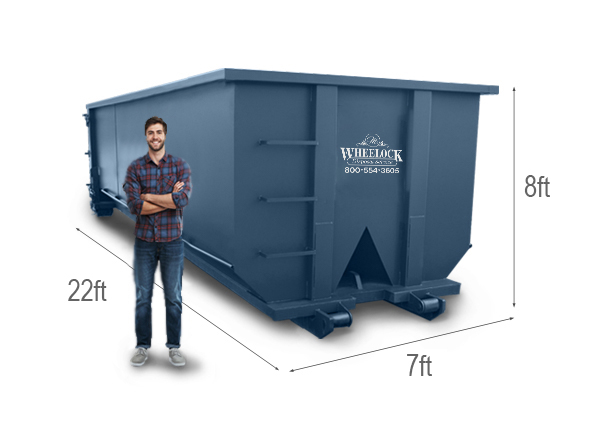 40-yard dumpster size comparison